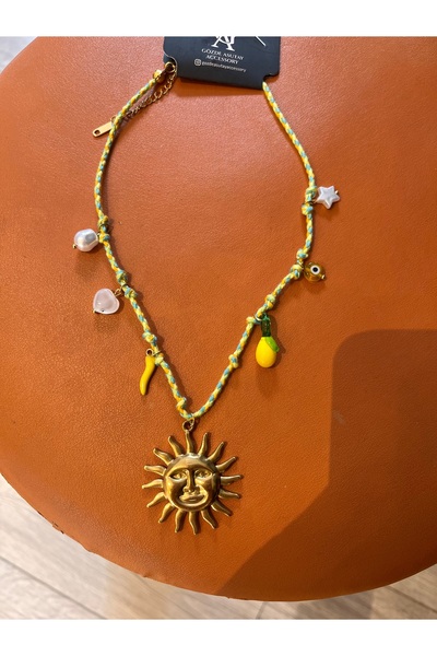 gozdeasutayaccessory Charm steel necklace
