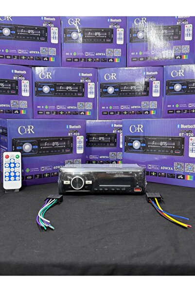 KUZEY AKSESUAR OTO Teyp Çift Anfi Çıkışlı Bluetooth lu Teyp RGB Renkli Kumand...