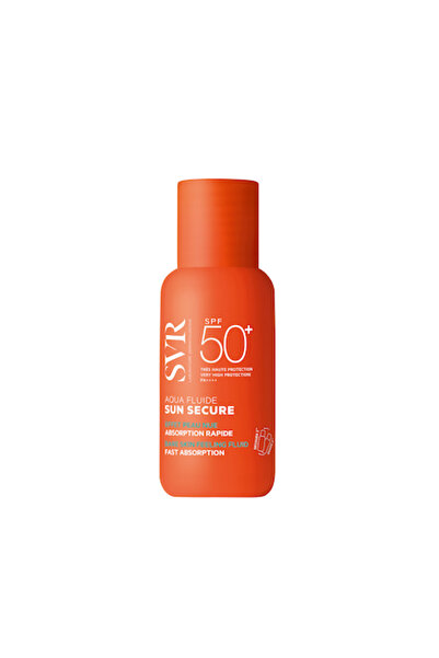 SVR Cremă de față Sun Secure Aqua Fluid SPF50+, cu textură ultra-fluidă și ef...