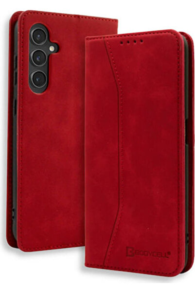 Other Bodycell Book Συνθετικό Δέρμα / Δέρμα Κόκκινο (Galaxy S25+) Κωδικός: BB...
