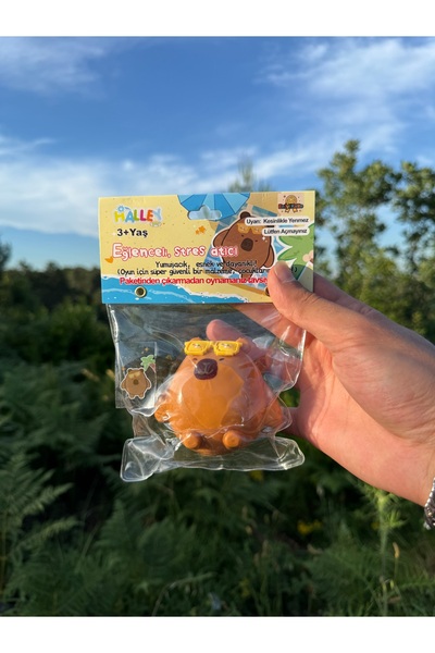 Halley Oyuncak GÖZLÜKLÜ KAPİBARA Squishy | Sukuşi | Stres Oyuncağı