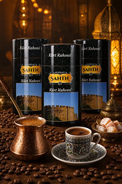 ŞAHİNBEY Mırracı Şahin Bey Osmanlı Dibek Fındık Kahve 500 gr