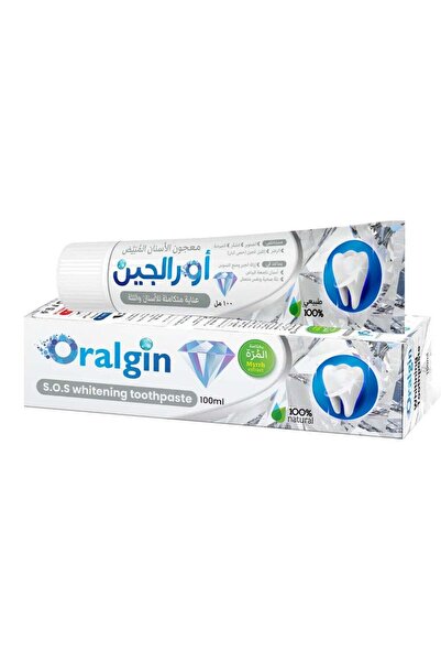 for معجون أسنان أورالجين إس أو إس للتبييض مع عشبة المر 100 مل