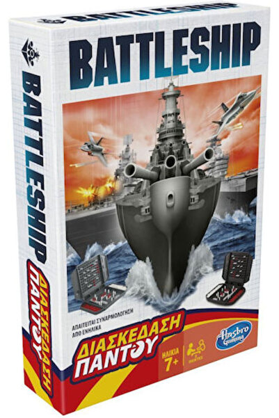 Hasbro Games Board Game Battleship Διασκέδαση Παντού for 2 Players 7+ Years O...