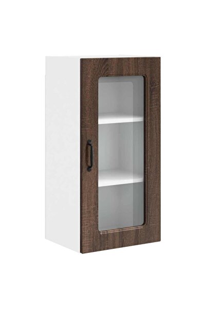 vidaxl Dulap de bucătărie Kalmar Stejar închis 40 x 31 x 80 cm