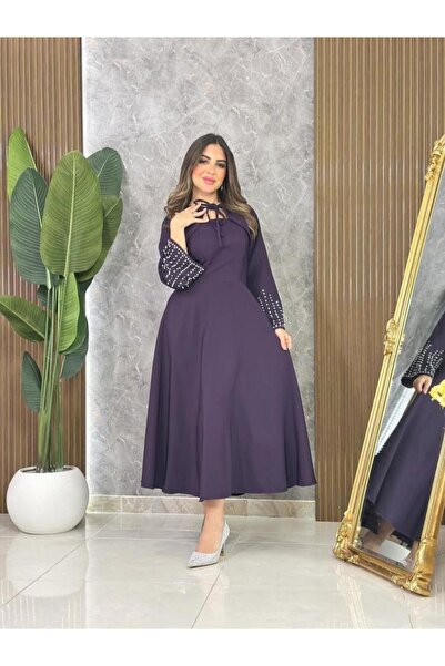 vanus fashion 7195 - فستان سهرة ميدي