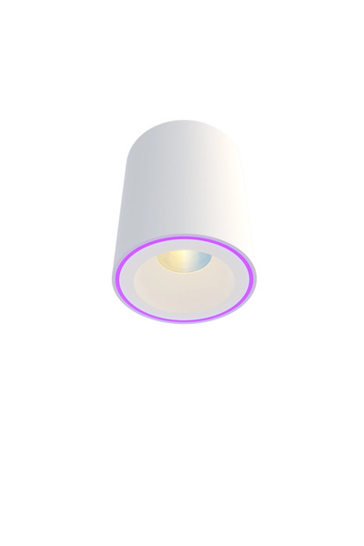 Calex Spot LED inteligent de tavan tip Halo 10 cm, RGB, Alb cald, 6.5W, Alb