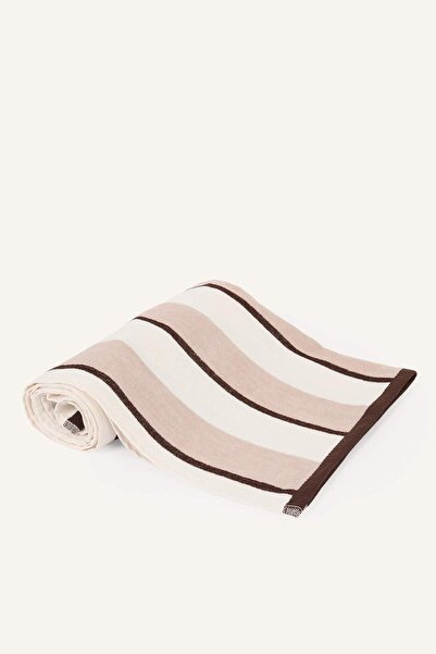 DeFacto Striped Cotton Brown Beach Towel G7195Ax26Sm