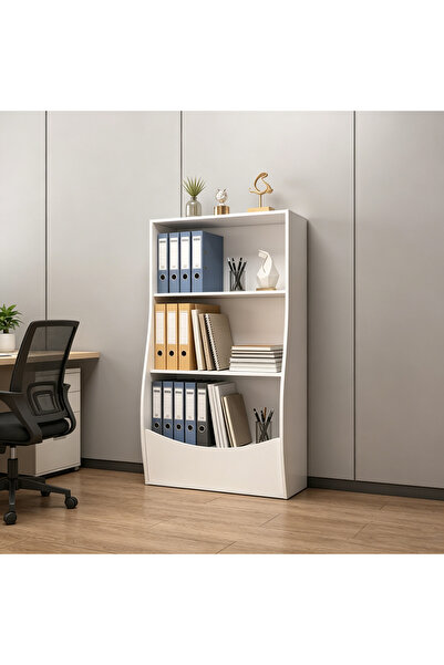 Topone1Topone1 3-tier bookshelf, floor-standing bookshelf, shelving unit, sto...