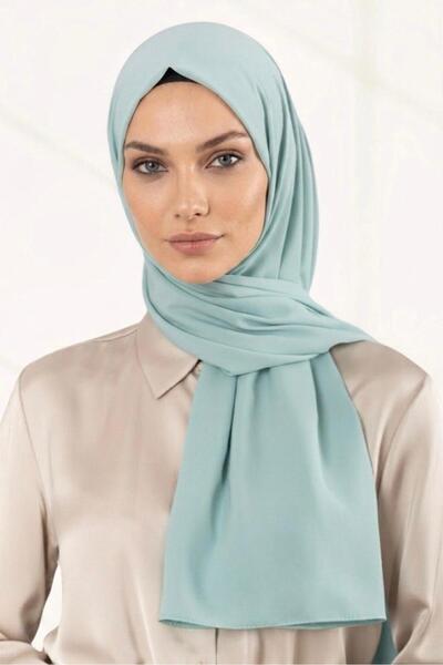 İSTDONATELLA Medina Silk Shawl - Aqua Green