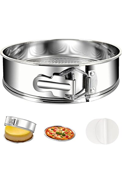 The Bros Stainless Steel Springform Cake Pan | 9-Inch Cake Tins | Removable B...