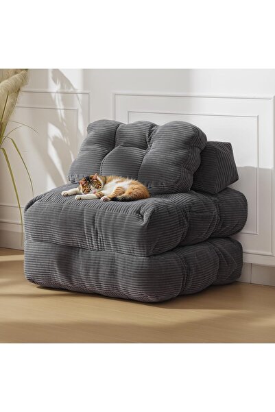 Garvee Comfortable Single Folding Sofa Bed for Living Room - Convertible Armc...