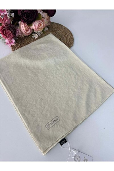 SCARFE SCARF Scarfe Vual Shawl Cream Vh0420