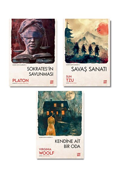 dokuzyayinlari Dünya Klasikleri 3'lü Set - Sokrates'in Savunması - Savaş Sana...