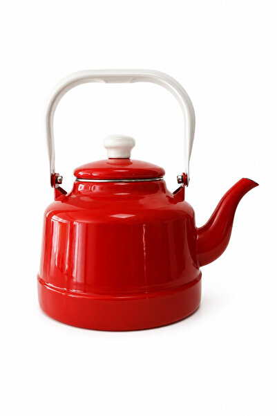 pazard Nostalgic Enamel Single Teapot - Camping Teapot - 2.5 Lt