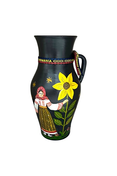 Ceramica Martinescu Ulcior mare din ceramica 30 cm – Piesa decorativa traditi...