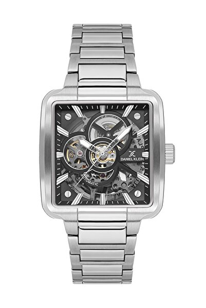 Daniel Klein Otomatik Erkek Kol Saati 39 mm Çelik Kordon Siyah Kadran 3 ATM S...
