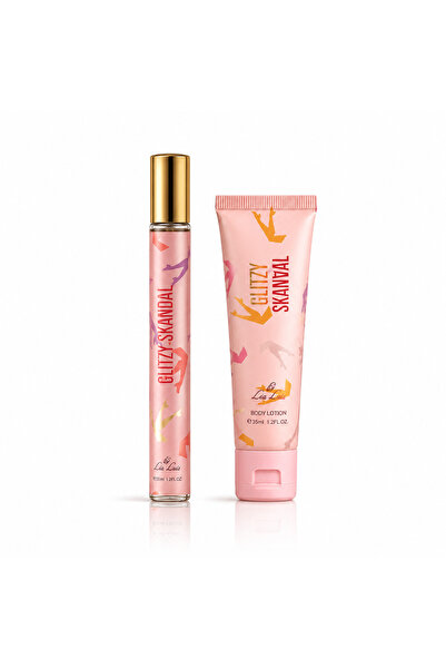 Lea Luis Set cadou pentru femei GLITZY SKANDAL, Apă de toaletă 35 ml + Loțiun...