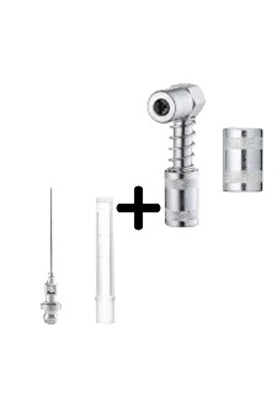 OEM Set cu gresor cu cap de 90 de grade+ac cu niplu si aparatoare pentru o gr...