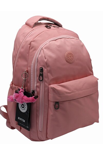Bevitton School Backpack Unisex Water Resistant Fabric School Bag 2500 Powder