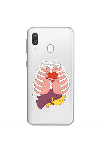 Other Samsung A40 Anatomy Transparent Silicone TPU Θήκη