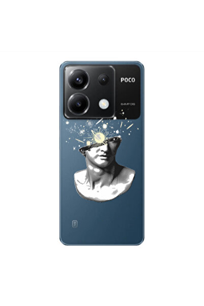 Other Xiaomi Poco X6 5G Space Statue Transparent Silicone TPU Θήκη
