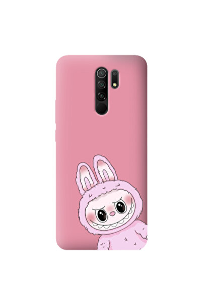 Other Xiaomi Redmi 9 Labubu 6 Pink Colored Silicone TPU Θήκη