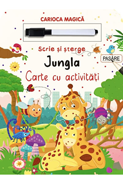 Editura Flamingo GD Scrie și șterge Jungla, - Editura Flamingo
