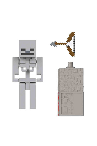 MINECRAFT Blok Oluştur Serisi Figürleri GTP08 - Skeleton Jjr93