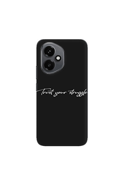 Other Honor Magic 400 Trust your struggle Black Colored Silicone TPU Θήκη
