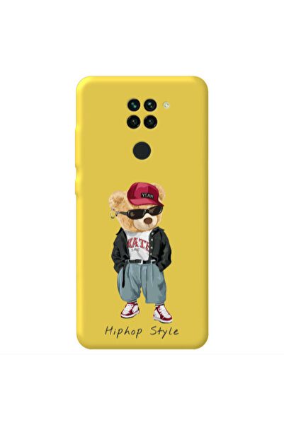 Other Xiaomi Redmi Note 9 Hip hop style Yellow Colored Silicone TPU Θήκη