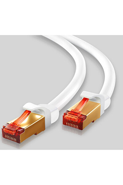 IBRA Καλώδιο Ethernet U/FTP (STP) Κατηγορίας 7 (10 Gbps) 20 μ. Λευκό