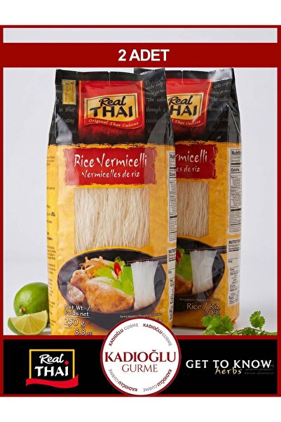 Real Thai Pirinç Şehriye Rice Vermicelli 375 gr x 2 ADET