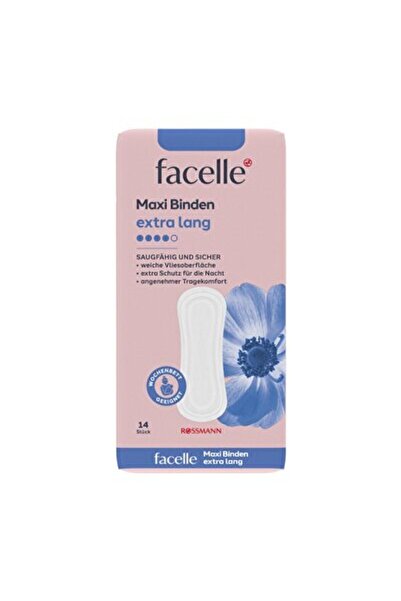 Facelle Maxi Ped Kanatli Ekstra Uzun Gece 14'lü