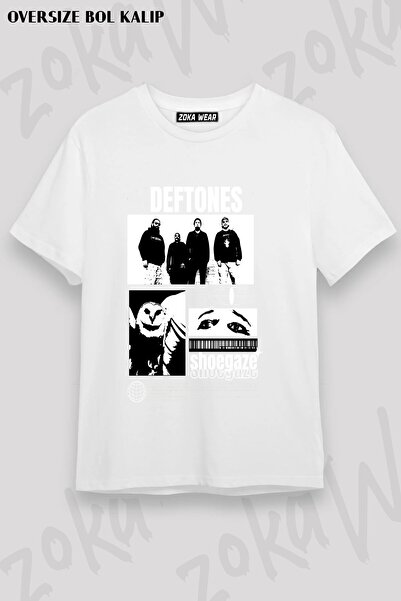 ZOKAWEAR Μπλουζάκι Unisex Loose Fit Deftones v16 με στάμπα