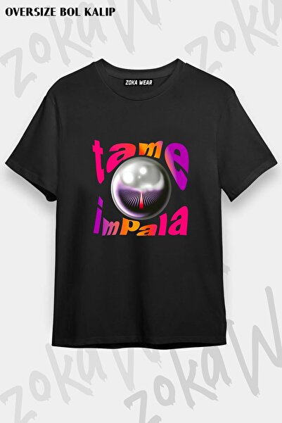 ZOKAWEAR Μπλουζάκι Unisex Loose Fit με στάμπα Tame Impala v1