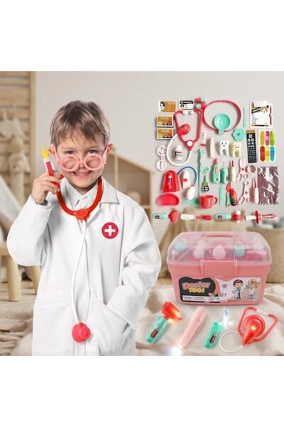 indiggo Set Doctor pentru Copii Indiggo® Include 40 de Accesorii, Trusa Medic...