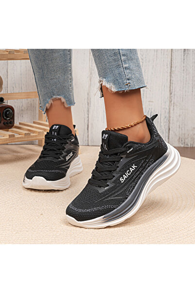 SOSENFER Women's Breathable Mesh Sneakers Lightweight Running Shoes Comfortab...