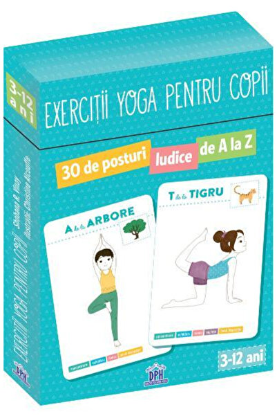 Editura DPH Exerciții de yoga pentru copii - 30 de poziții jucăușe de la A la...