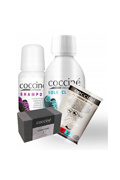 Coccine Set de curatare pentru incaltaminte, Coccine, 4 in 1, 15 servetele, 1...