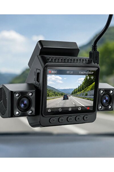 Kanonik Education 4-Channel Car Camera Full Hd Night Vision Wide-Angle Record...