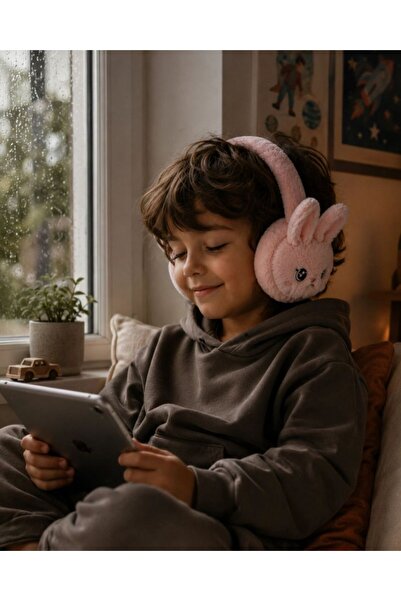 Kanonik Education Bluetooth 5.3 Plush Headphones Wireless Headset with Microp...