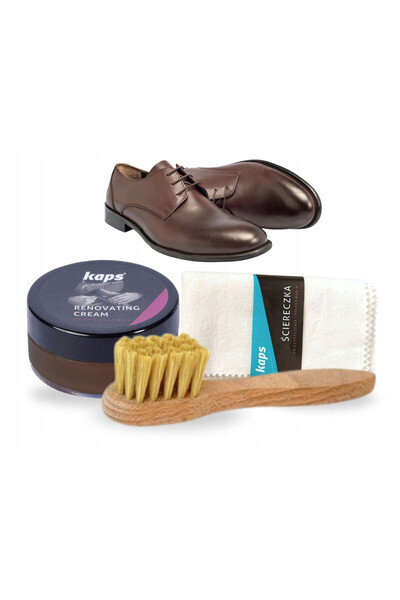 kaps Set 3 in 1, Kaps, crema de renovare a pielii maro, 25 ml, pentru ingriji...