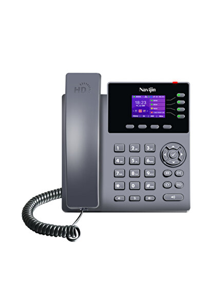 Navijin هاتف ذكي VIP-T70PGN بتقنية SIP IP ذو 4 خطوط