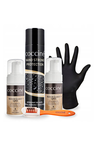 Coccine Kit de impregnare si curatare din nubuc, Coccine, 5 in 1, 100 ml, 400...