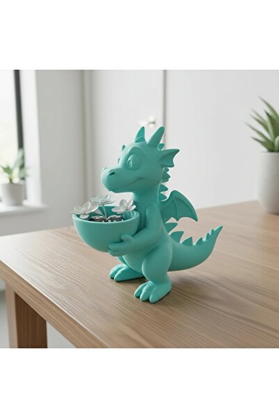 OEM Suport Decorativ Dragon pentru Obiecte Mici - 15 cm