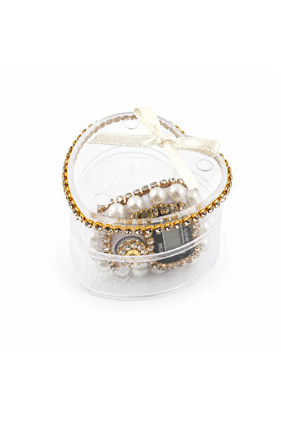 EFEAKS Mini Heart Box with Stones Zikirmatik