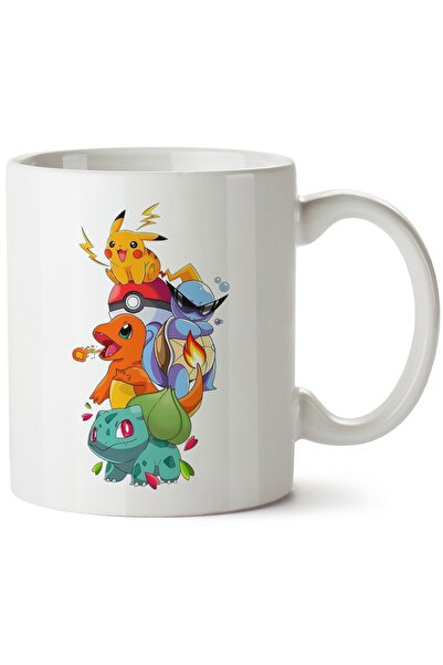 ET ERTAPASSAGE original creative designs Pokemon Printed Porcelain Mug, Machi...
