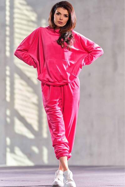 Awama Pantaloni Awama, Poliester, Roz, M