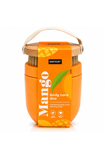 SENCE Set cadou îngrijire corporală Mango Sence®, Scrub exfoliant pentru corp...